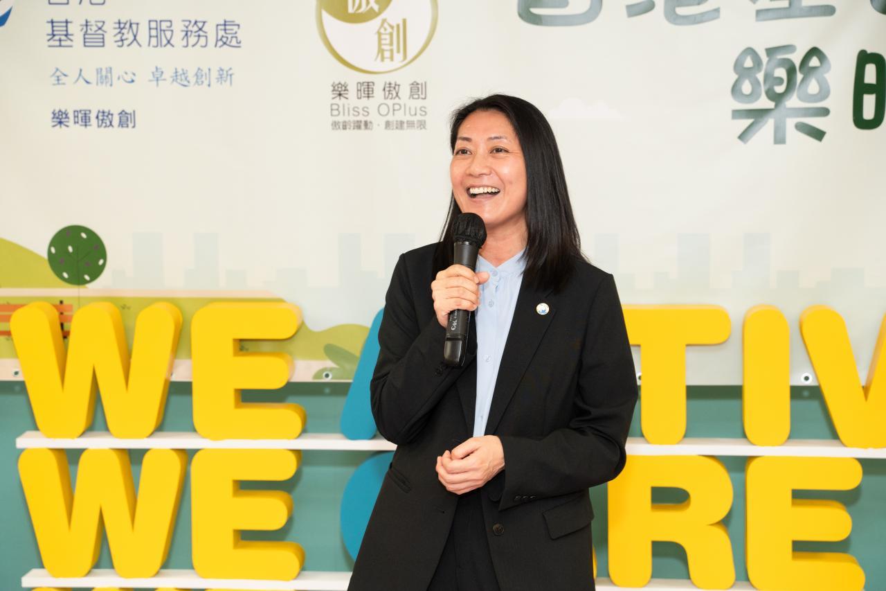  香港基督教服務處副總幹事（長者、復康及社區）陳頌皓希望是次與煤氣公司合作「糉有你心」包糉活動，為「留港長者」送上關懷。